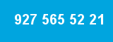 927 565 52 21 927 565 52 21